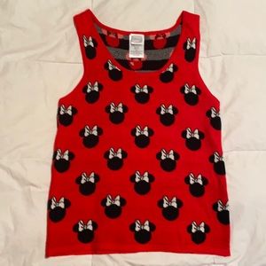 NWOT DISNEY MINNIE MOUSE SWEATER TANK TOP